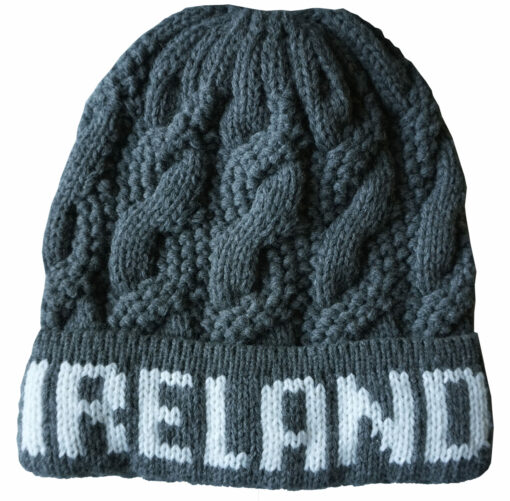Ireland Text Chunky Hat Turn-Up
