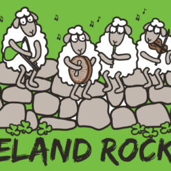 Ireland Rocks      (Plastic Magnet)
