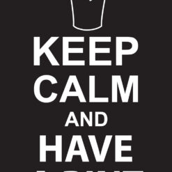 Keep Calm Pint     (Plastic Magnet)
