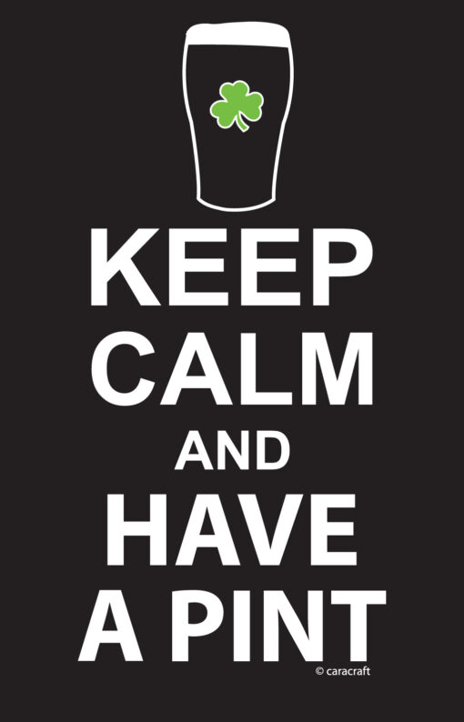 Keep Calm Pint     (Plastic Magnet)