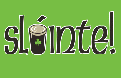 Slainte            (Plastic Magnet)