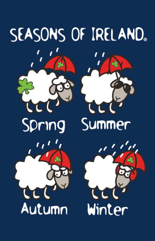 Seasons of Ireland (Plastic Magnet)