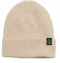 Shamrock Woven Badge Knitted Hat