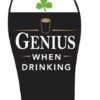 Pint Genius (8cmx5cm)