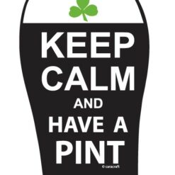 Keep Calm Pint (8cmx5cm)