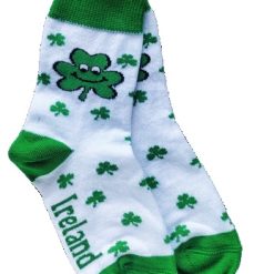 LARGE SHAMROCK         (Kids Socks)