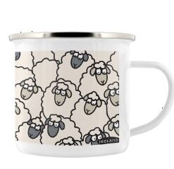 Sheep Paddock Enamel Mug