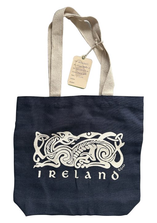 Celtic Dog (V2) Jute Bag