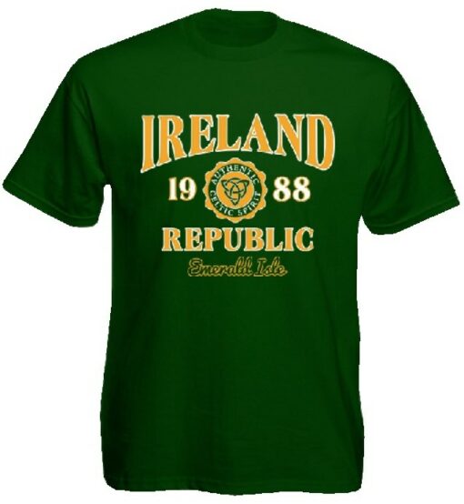 Irl Celtic Spirit - Applique Tee