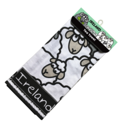 Sheep Paddock Allover Tea Towel