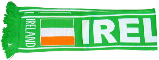 IRELAND FLAG (4)    (Knitted scarf)