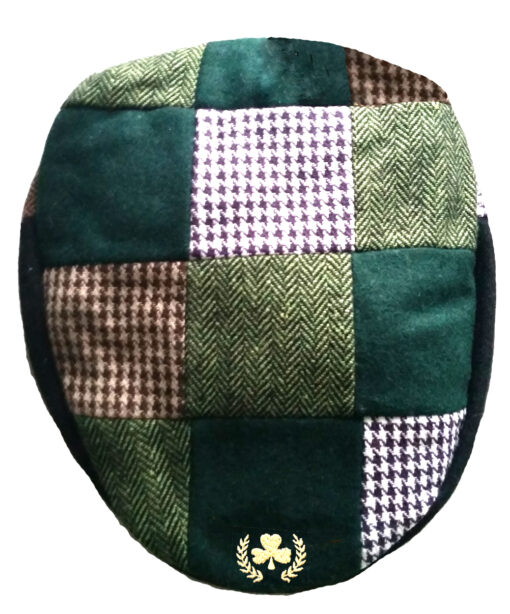 Shamrock Laurels Patchwork Flat Cap