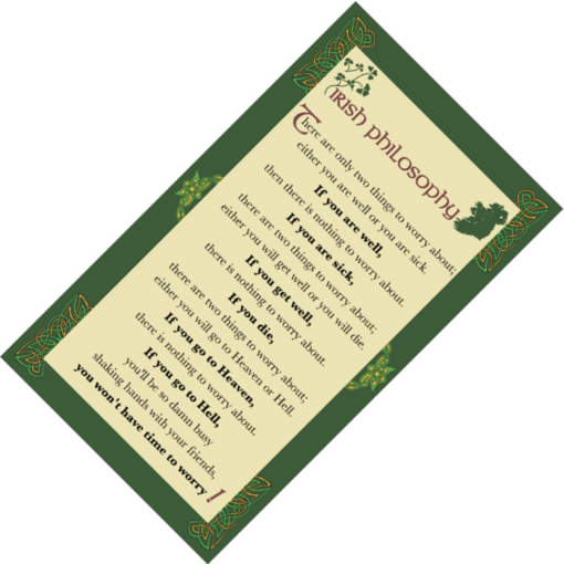 Irish Philosophy Tea Towel